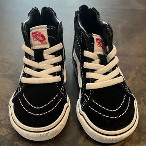 High top Vans for babies size 4. Lightly worn great condition
